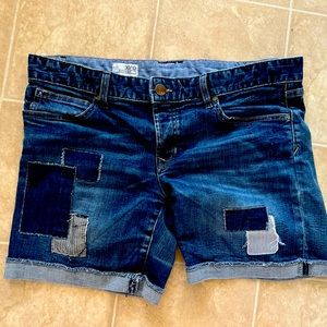Gap patchwork denim shorts